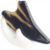 Beavorty 11 cm Gua Sha Scraping Tool, Natural Buffalo Horn, Black Heart Shape view 2