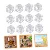 Acrylic Artificial Ice Cubes, Irregular Square, 50 Pieces view 4