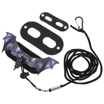 Reptile Harness with Leash, Bat Design