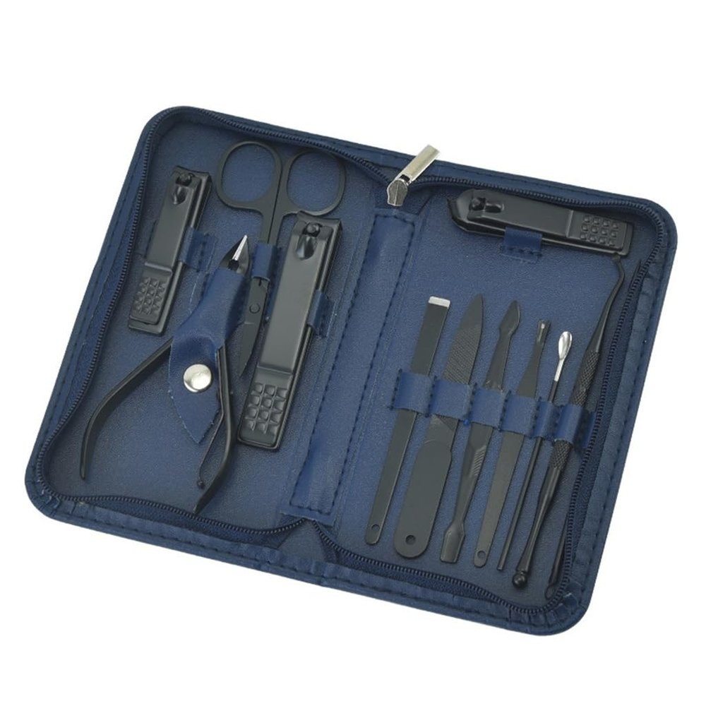 UQACHG Stainless Steel Manicure Set with Nail Clippers and Scissors, 14.8 × 8.5 cm