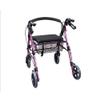 AYCDL Wheelchair Walking Aid for Older Adults, Four-Leg Armrest, Medical Walker with Seat-Plate Basket view 1