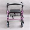 AYCDL Wheelchair Walking Aid for Older Adults, Four-Leg Armrest, Medical Walker with Seat-Plate Basket view 3
