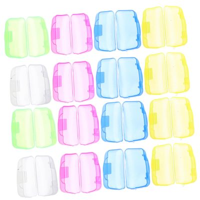 GANAZONO 20-Piece Travel Toothbrush Head Covers for Manual and Electric Toothbrushes