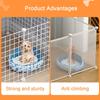 Indoor Pet Playpen for Cats, Small Animals, Ferrets, and Dogs – Large Exercise Area view 3