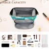 Foiosoh Cartoon Makeup Bag, Waterproof Travel Toiletry Bag, Fish and Star Blue view 4