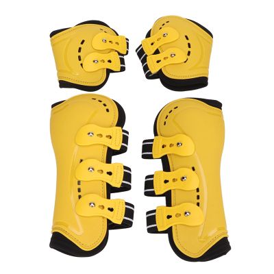 Pyhodi Horse Tendon Boots, Open-Front Jumping Boots with Ventilation Holes