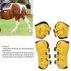 Pyhodi Horse Tendon Boots, Open-Front Jumping Boots with Ventilation Holes view 2