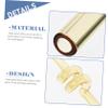 Reusable Yellow Glass Straws, Heat-Resistant with Twist Design view 3