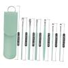 Ipetboom 2-Set Ear Cleaning Kit, Portable Corrosion-Resistant Stainless Steel, with 6 Practical Earwax Removal Tools for Daily Family Use and Travel view 2