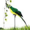 Artificial Parrots, Realistic Garden Decoration, 25 cm view 2