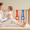 Baby Pull-Up Rings for Playpens, Ergonomic Grasp Training Accessory view 3
