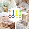 Baby Pull-Up Rings for Playpens, Ergonomic Grasp Training Accessory view 4