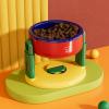 JIEBWCHA Elevated Cat Bowls, Pet-Friendly view 3