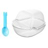 Transparent Hamster Sand Bath with Scoop view 1