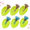 TOPBATHY 6-Piece Faucet Extender with Grooved Design, Leaf-Shaped Sink Accessory view 2