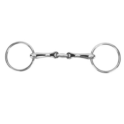 Stainless Steel Flexible O-Ring Snaffle Bit for Horses