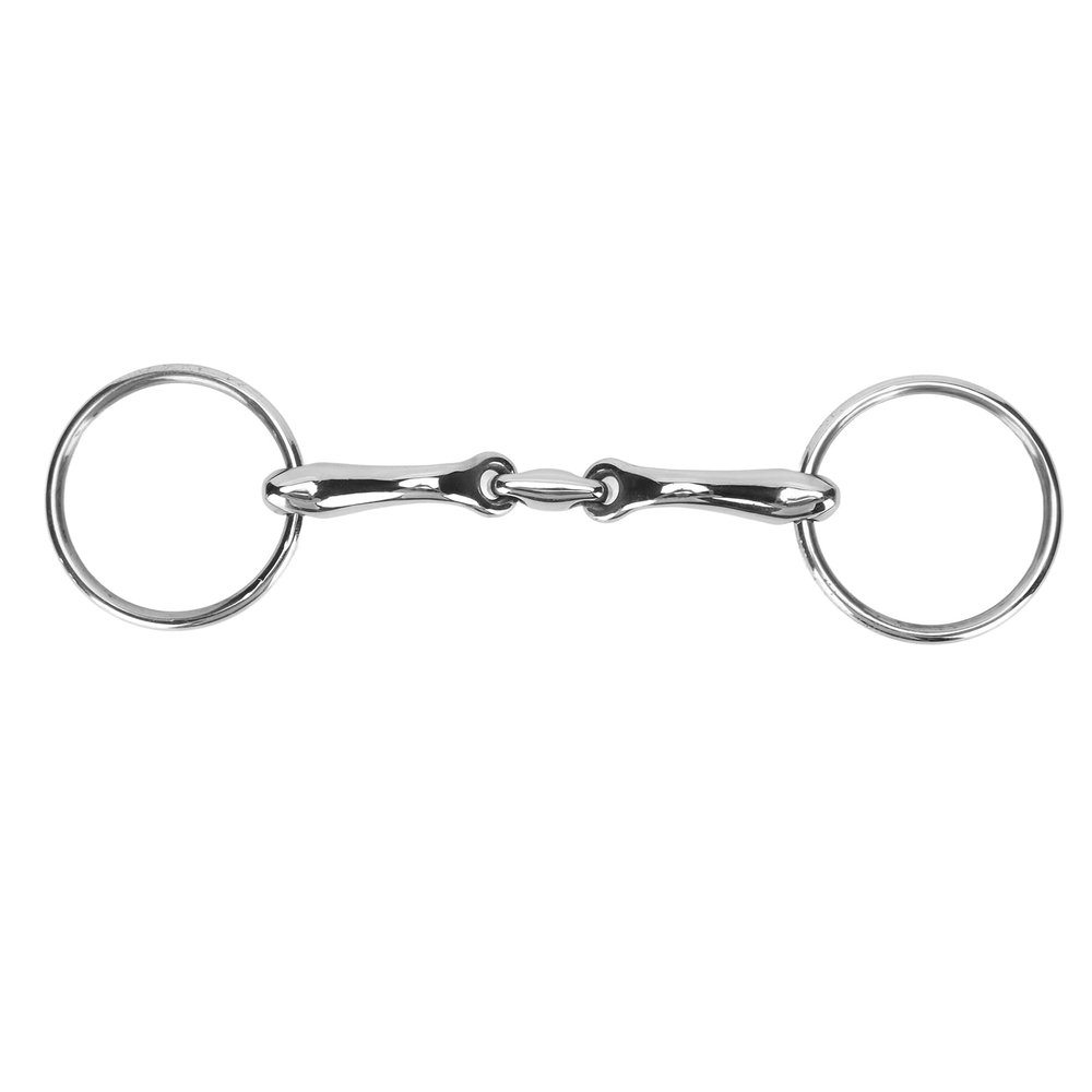 Stainless Steel Flexible O-Ring Snaffle Bit for Horses