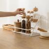 getuse 2-Tier Spice Rack, Corner Storage Organizer for Kitchen, Bathroom & Office view 2