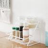 getuse 2-Tier Spice Rack, Corner Storage Organizer for Kitchen, Bathroom & Office view 4