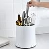 360-Degree Rotating Kitchen Utensil Holder with Separate Compartments and Weighted Base view 3