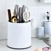 360-Degree Rotating Kitchen Utensil Holder with Separate Compartments and Weighted Base view 4