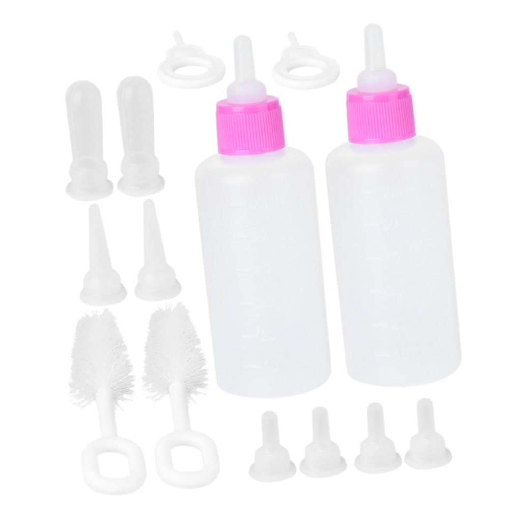 Mipcase 2-Pack Pet Feeding Bottles