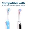Nincha Electric Toothbrush Head Covers - Transparent, Yellow & Pink - 6-Pack - Compatible with Oral-B iO and Pro Toothbrushes view 2