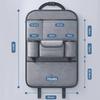 Backrest Protector for Audi Q4 E-TRON Sportback 2021–2023, Two-Storage Advanced, Gray view 3