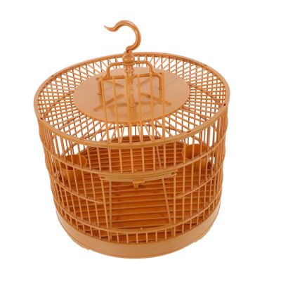Toddmomy Round Hanging Bird Cage with Lockable Door