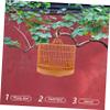Toddmomy Round Hanging Bird Cage with Lockable Door view 2