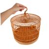 Toddmomy Round Hanging Bird Cage with Lockable Door view 3