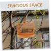 Toddmomy Round Hanging Bird Cage with Lockable Door view 4