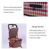 Rely on Walking 4-Wheel Rollator for Seniors, Foldable Walker with Height-Adjustable Seat view 3