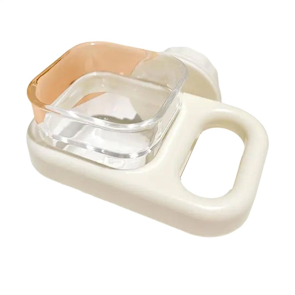 Parakeet Food Dish with Clip, 3.39 x 2.87 x 1.73 in