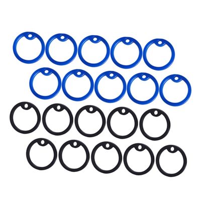Gatuida Silicone Mute Rings for Dog Tags - 20 Pack
