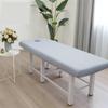XPJYUA Stretch Cover for Massage Table with Face Hole, Gray, L view 2