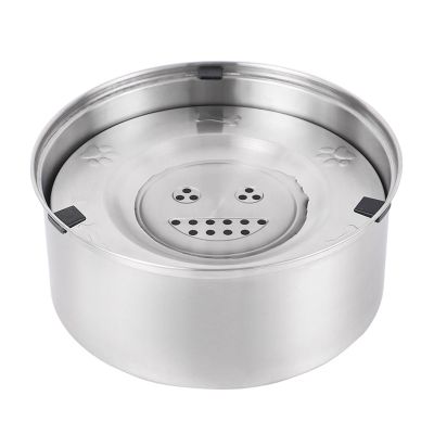 Floating Stainless Steel Dog Water Bowl, 3 L