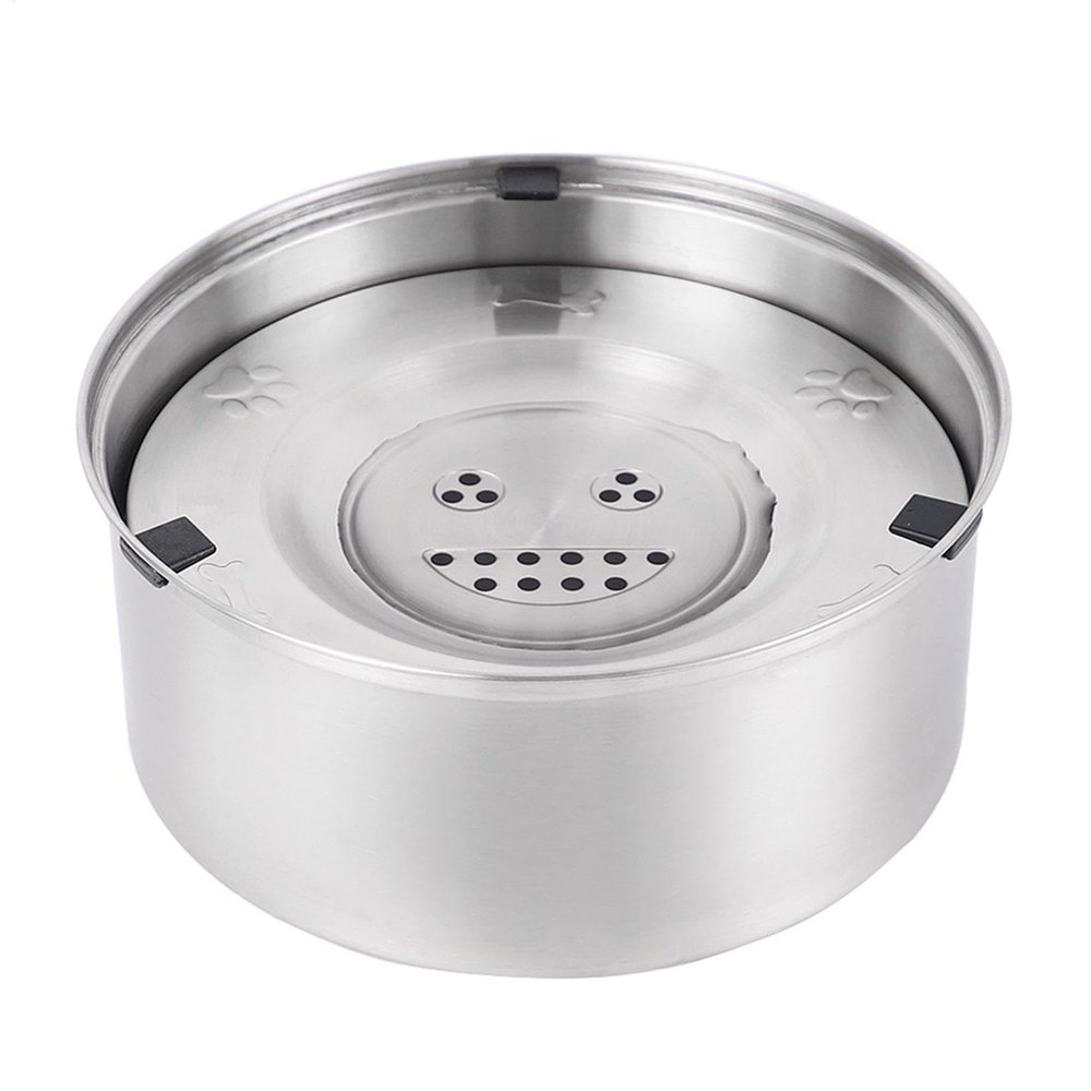 Floating Stainless Steel Dog Water Bowl, 3 L