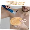 BATHVEVE 2-Pack Thickened Loofah Sponges for Kitchen Cleaning view 3