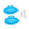 EXAOMBLE Plastic Parrot Bird Baths, 2-Pack, for Stress Reduction view 1