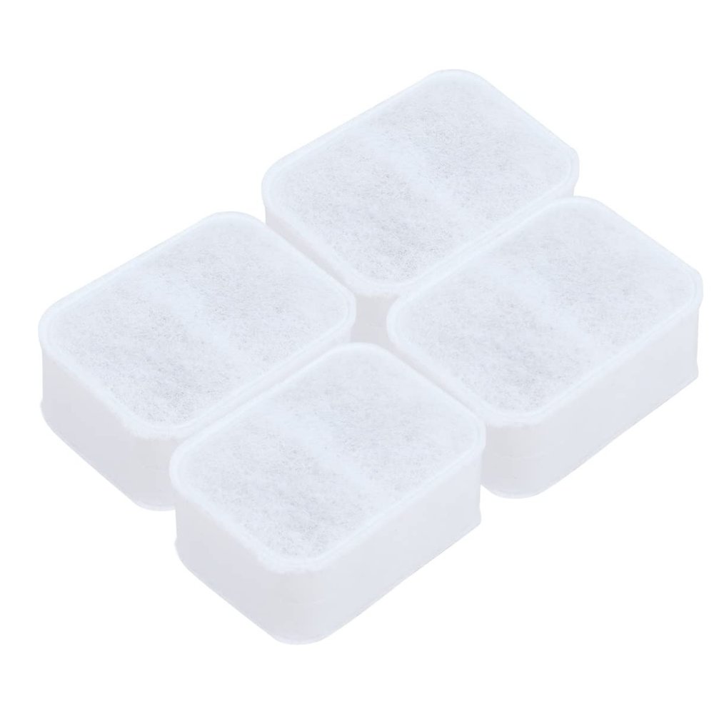 Gatuida Activated Carbon Replacement Filter for Pet Water Fountains - 4 Pack
