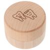 PartyKindom Wooden Baby Tooth Keepsake Box with Lid view 1