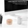 PartyKindom Wooden Baby Tooth Keepsake Box with Lid view 4