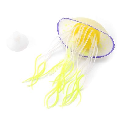 Artificial Jellyfish Tank Decoration - Lemon Yellow
