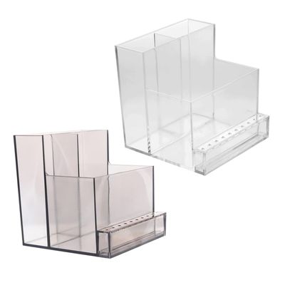 Nail Drill Holder with Multiple Compartments, PP, 2-Pack