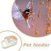 Bird Food Bowl, Transparent Removable Bird Cage Feeder view 4