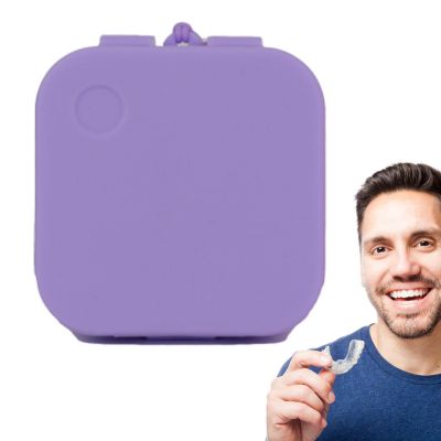 Portable Slim Silicone Aligner and Retainer Case