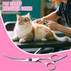 Curved Dog Grooming Scissors for Coat Trimming view 2
