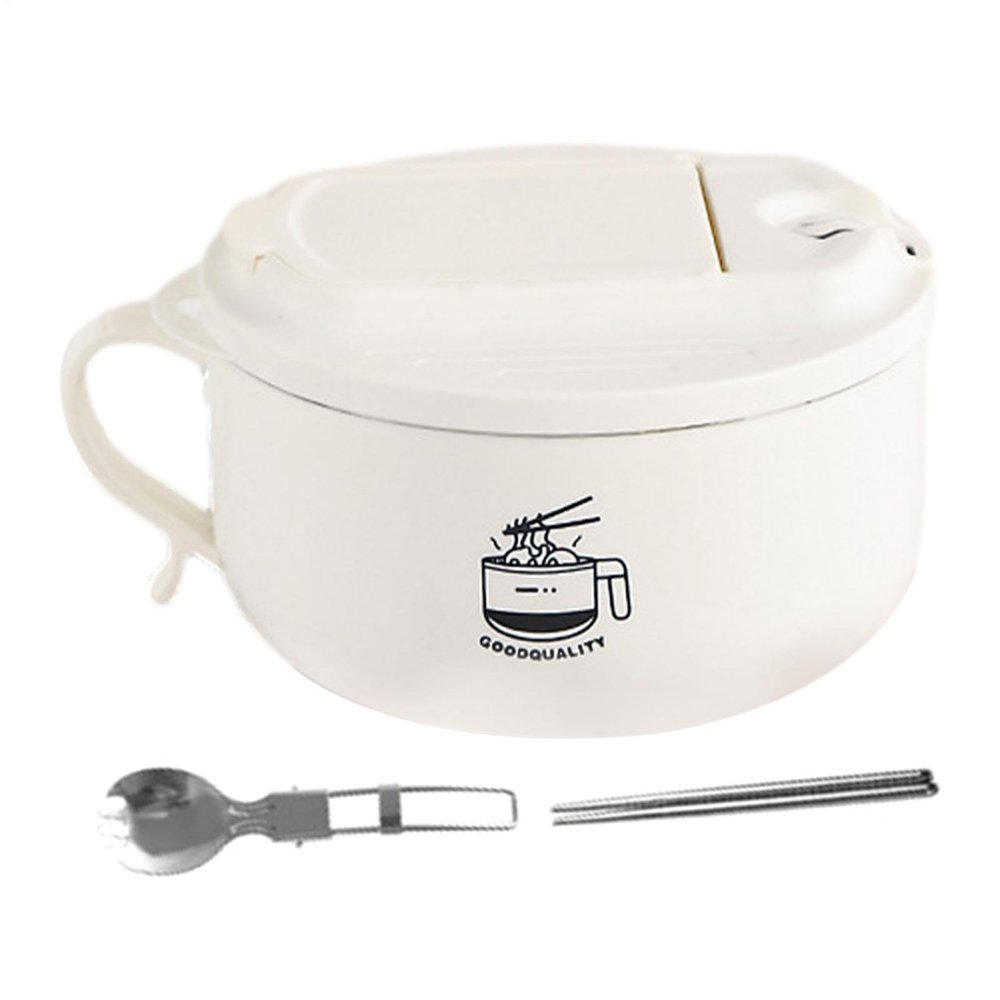 Instant Noodle Bowl with Lid
