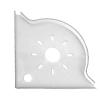 Aquarium Plant Holder - Triangle Corner Shelf view 1
